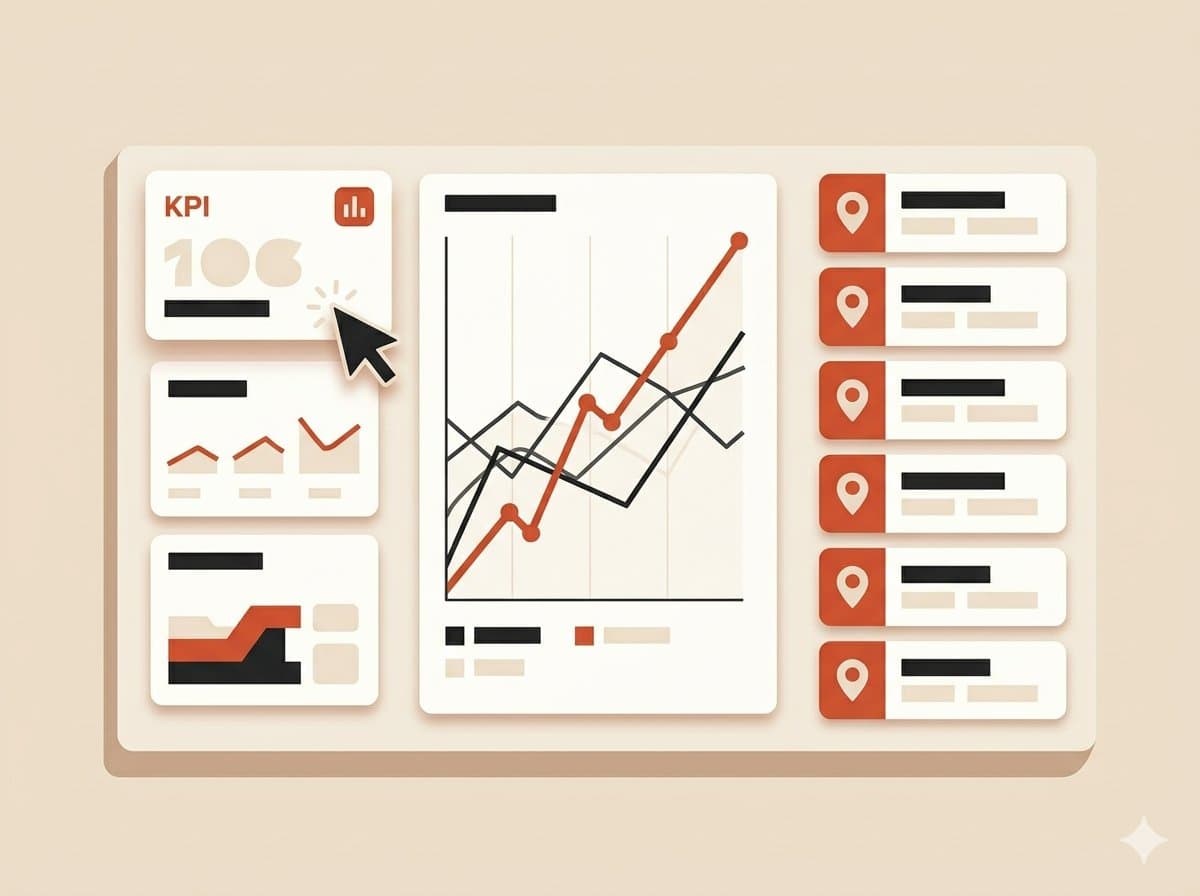 Panel de control FRANRED con KPIs de toda la red